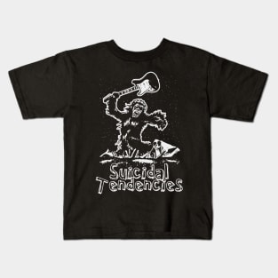 suicidal monster smash Kids T-Shirt